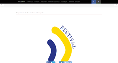 Desktop Screenshot of festivaltreceuho.org